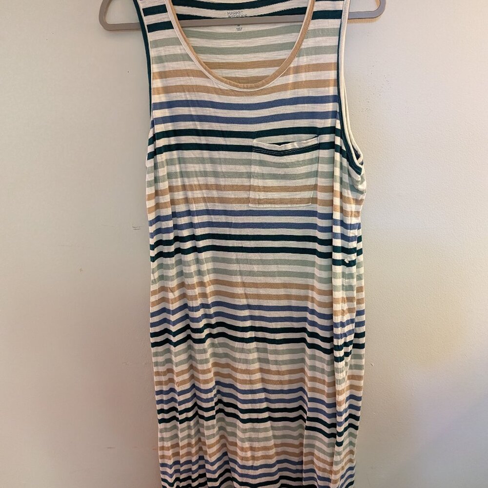 Market & Spruce Rayann Sleeveless Midi Dress, Size XXL, Off-white